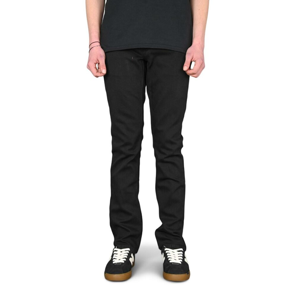 Volcom Vorta Slim Straight Jeans - Black Out (SP24)