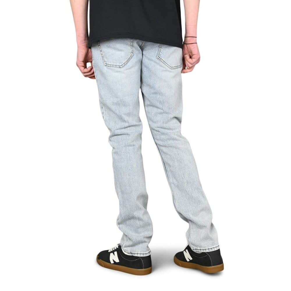 Volcom Vorta Slim Straight Jeans - Heavy Worn Faded