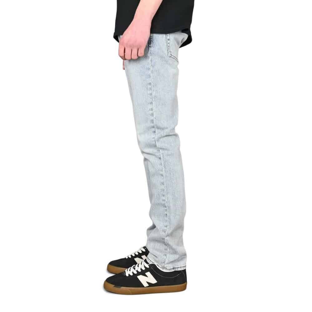 Volcom Vorta Slim Straight Jeans - Heavy Worn Faded