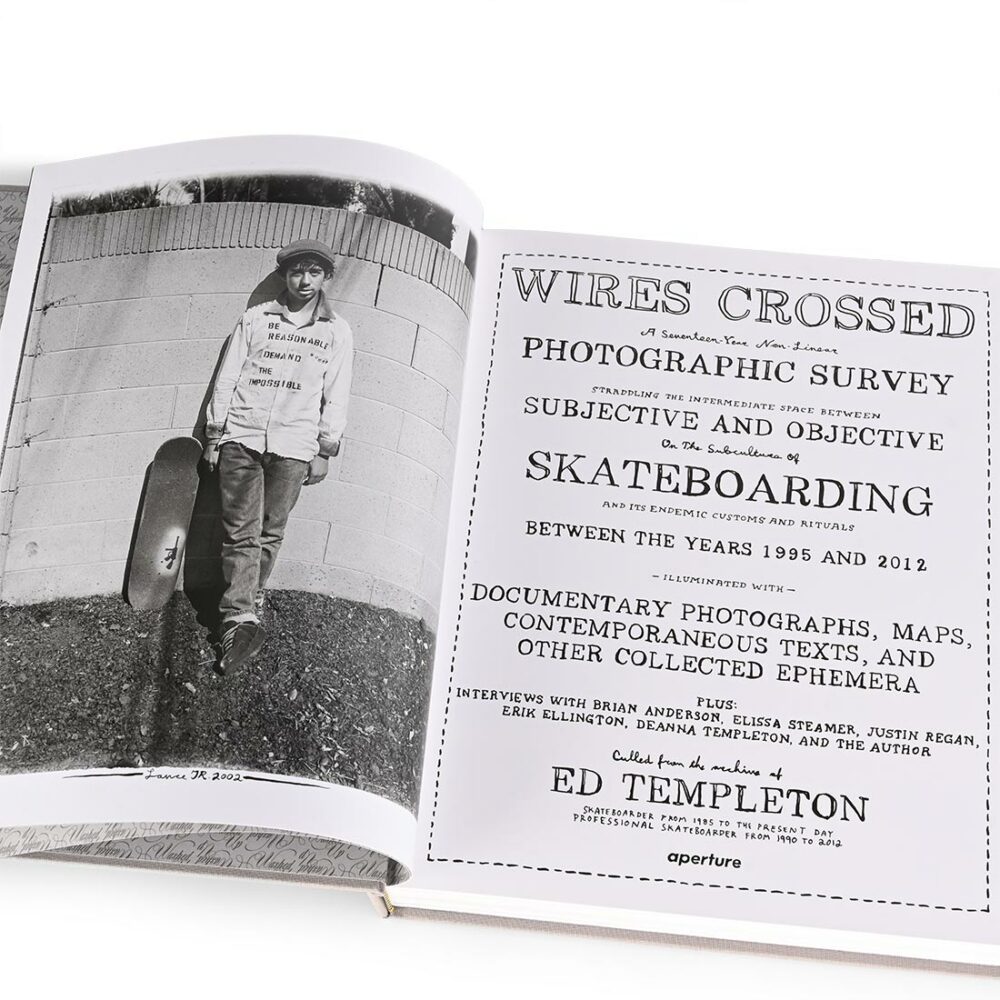 Wires Crossed Hardback Book By Ed Templeton