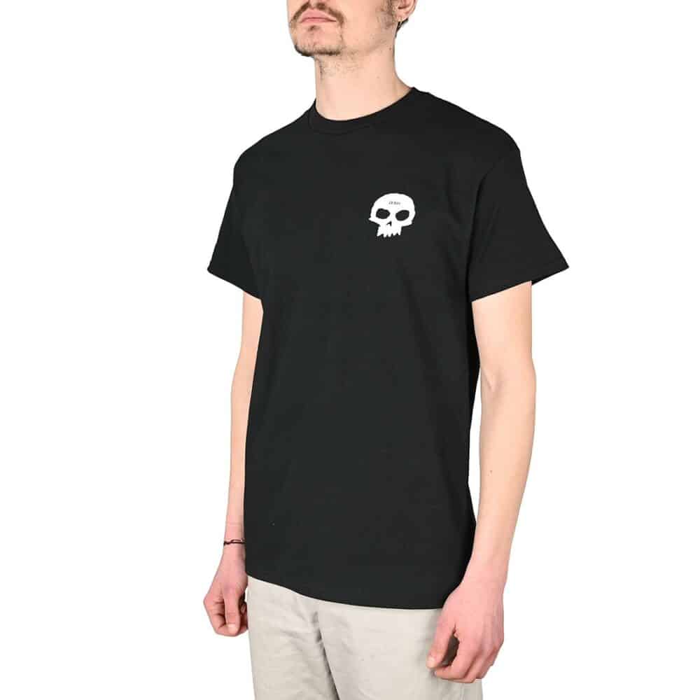 Zero Big Skull S/S T-Shirt - Black/White