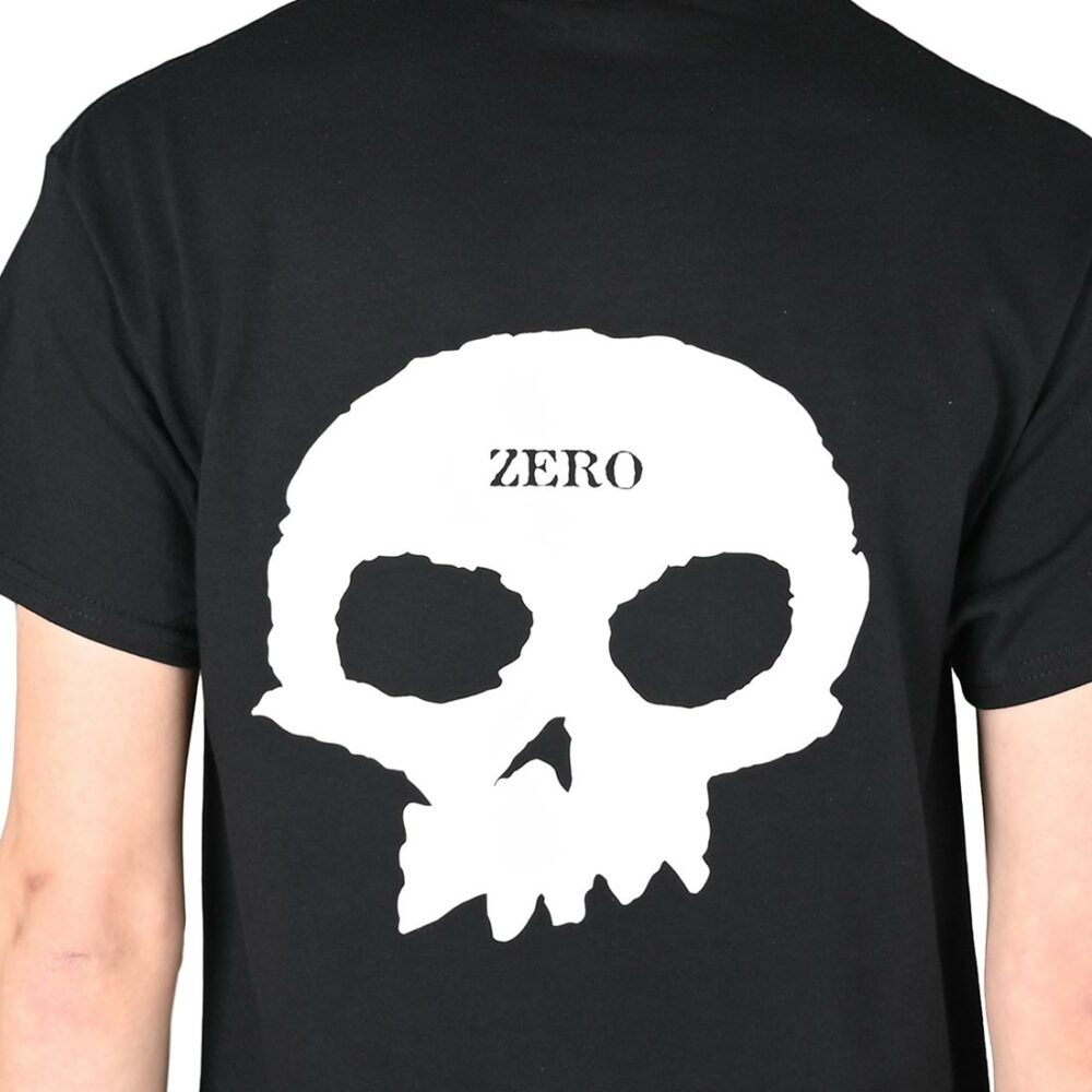 Zero Big Skull S/S T-Shirt - Black/White