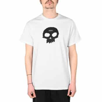 Zero Single Skull S/S T-Shirt - White/Black