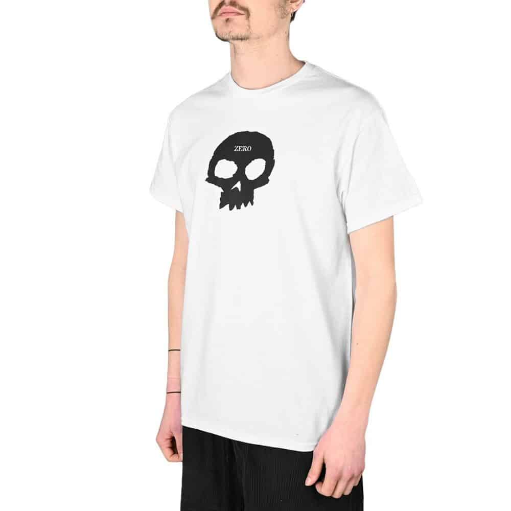 Zero Single Skull S/S T-Shirt - White/Black