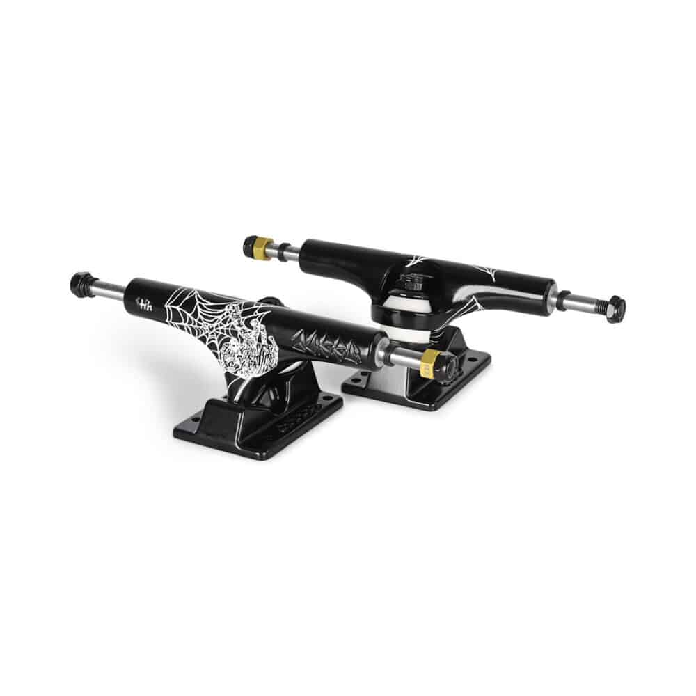 Ace Deedz AF1 44 Skateboard Trucks (Pair) - Black
