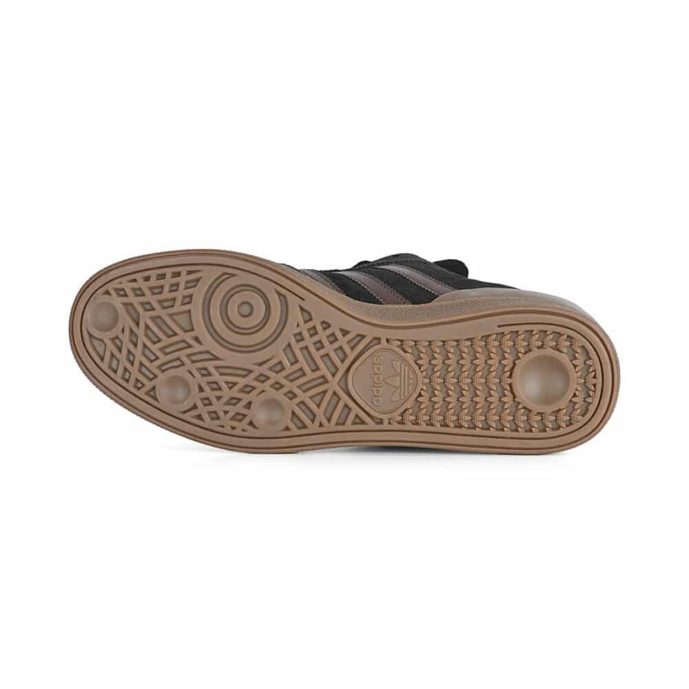 Adidas Busenitz Skate Shoes - Core Black/Brown/Gold Metallic