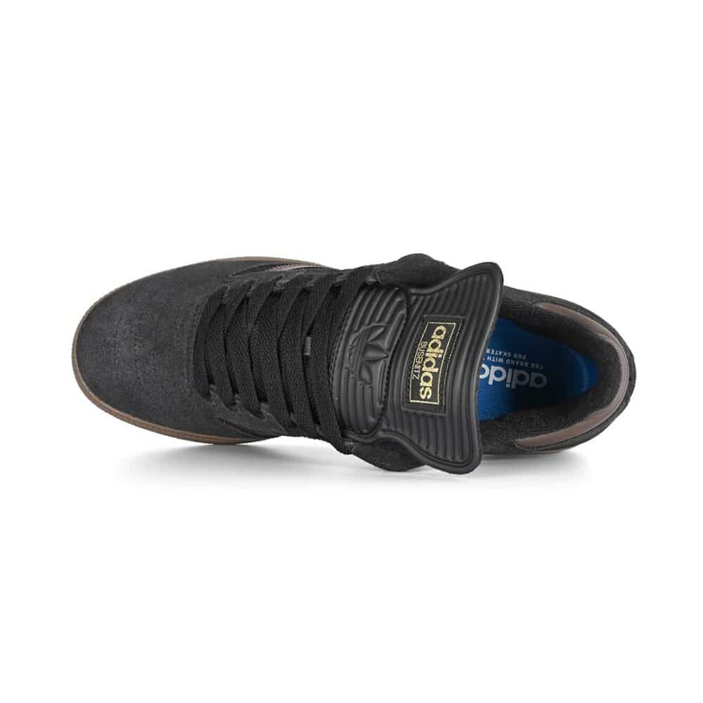 Adidas Busenitz Skate Shoes - Core Black/Brown/Gold Metallic