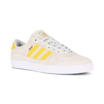 Adidas Puig Indoor Skate Shoes - Crystal White/Bold Gold/Cloud White