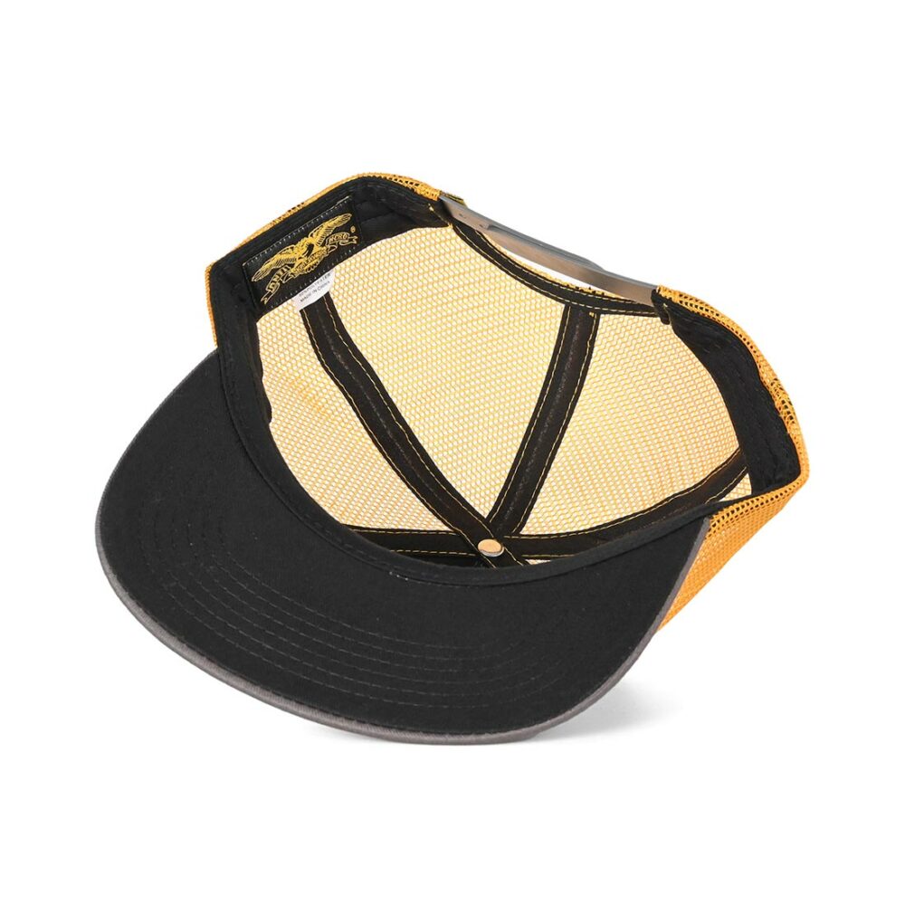 Anti Hero Basic Eagle Mesh Back Trucker Cap - Grey/Gold