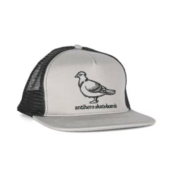 Anti Hero Basic Pigeon Mesh Back Trucker Cap - Silver/Black