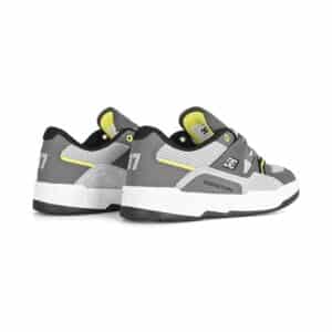 DC Construct Skate Shoes - White/Grey/Yellow