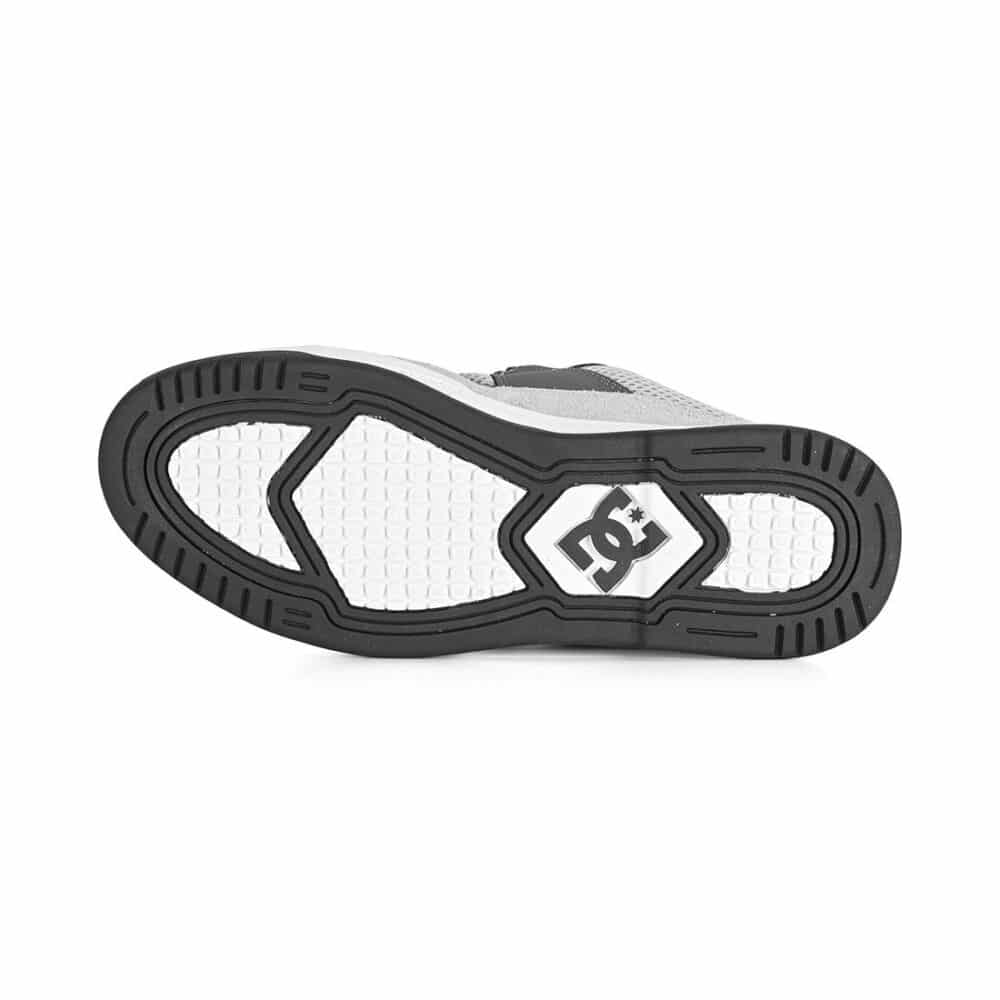 DC Construct Skate Shoes - White/Grey/Yellow
