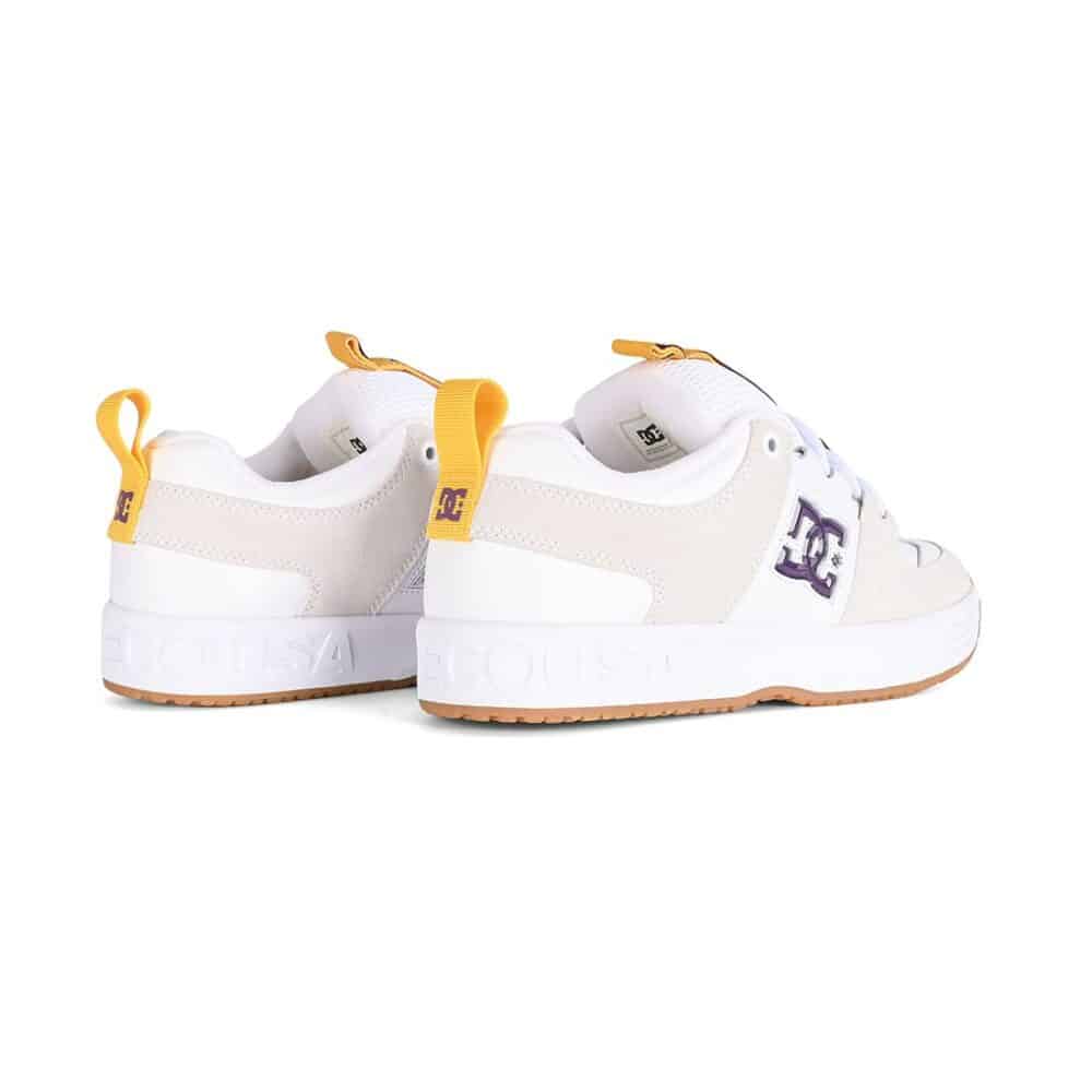 DC Lynx OG Skate Shoes - White/Purple