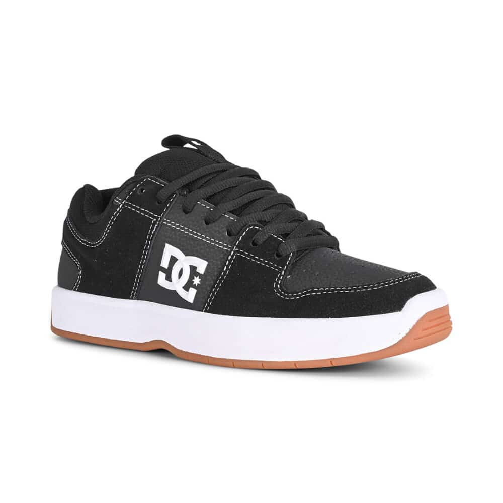 DC Lynx Zero Skate Shoes - Black/Black/White