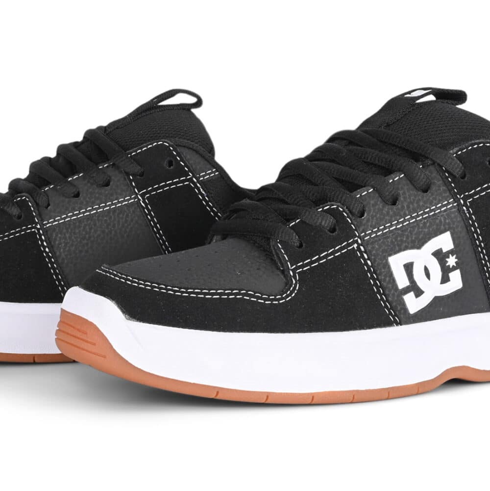 DC Lynx Zero Skate Shoes - Black/Black/White