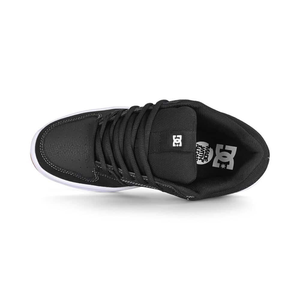 DC Lynx Zero Skate Shoes - Black/Black/White