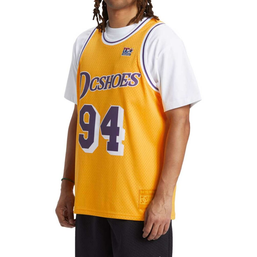 DC Showtime Basketball Jersey Vest - Saffron