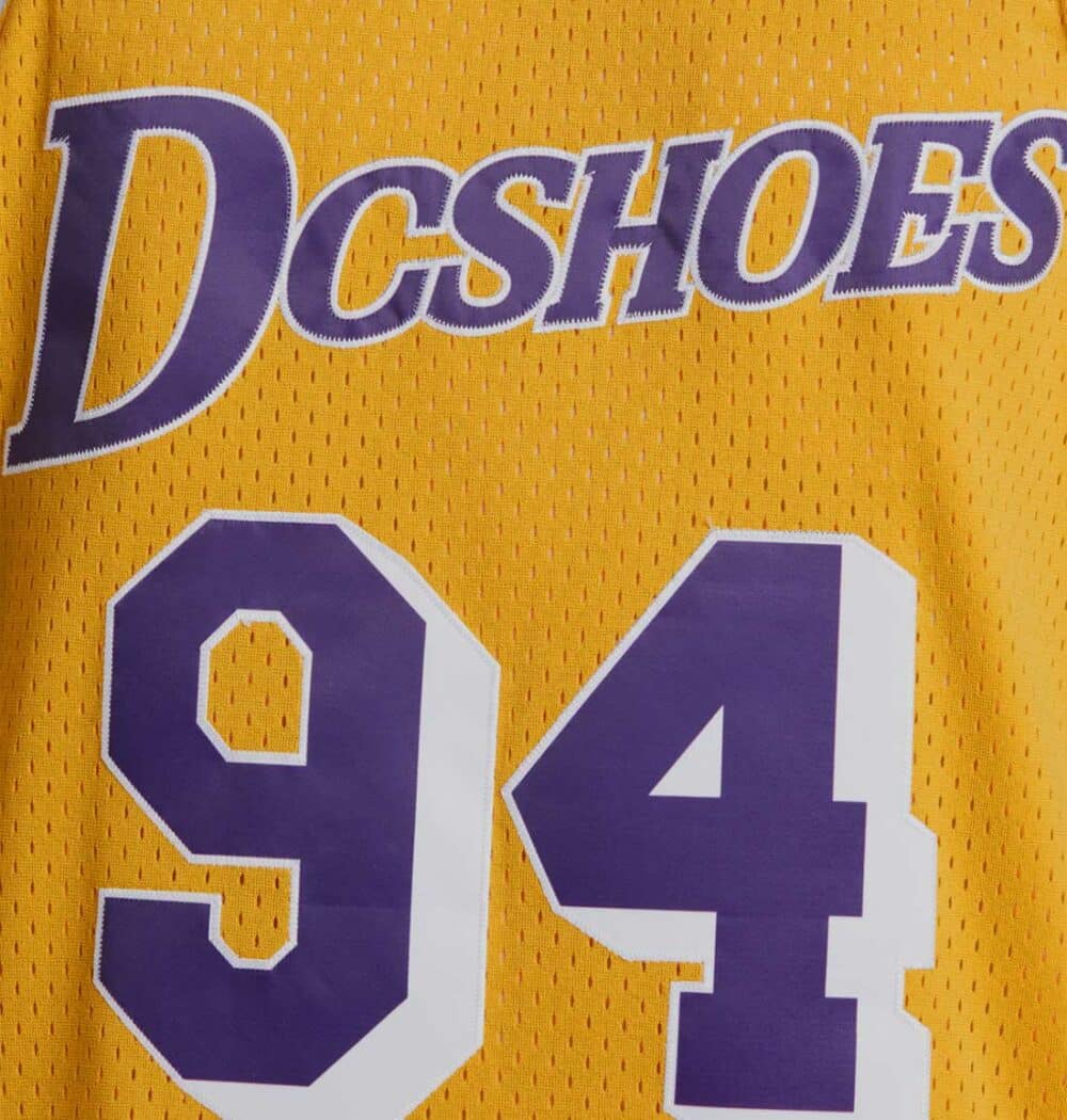 DC Showtime Basketball Jersey Vest - Saffron