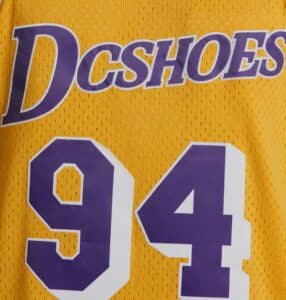 DC Showtime Basketball Jersey Vest - Saffron