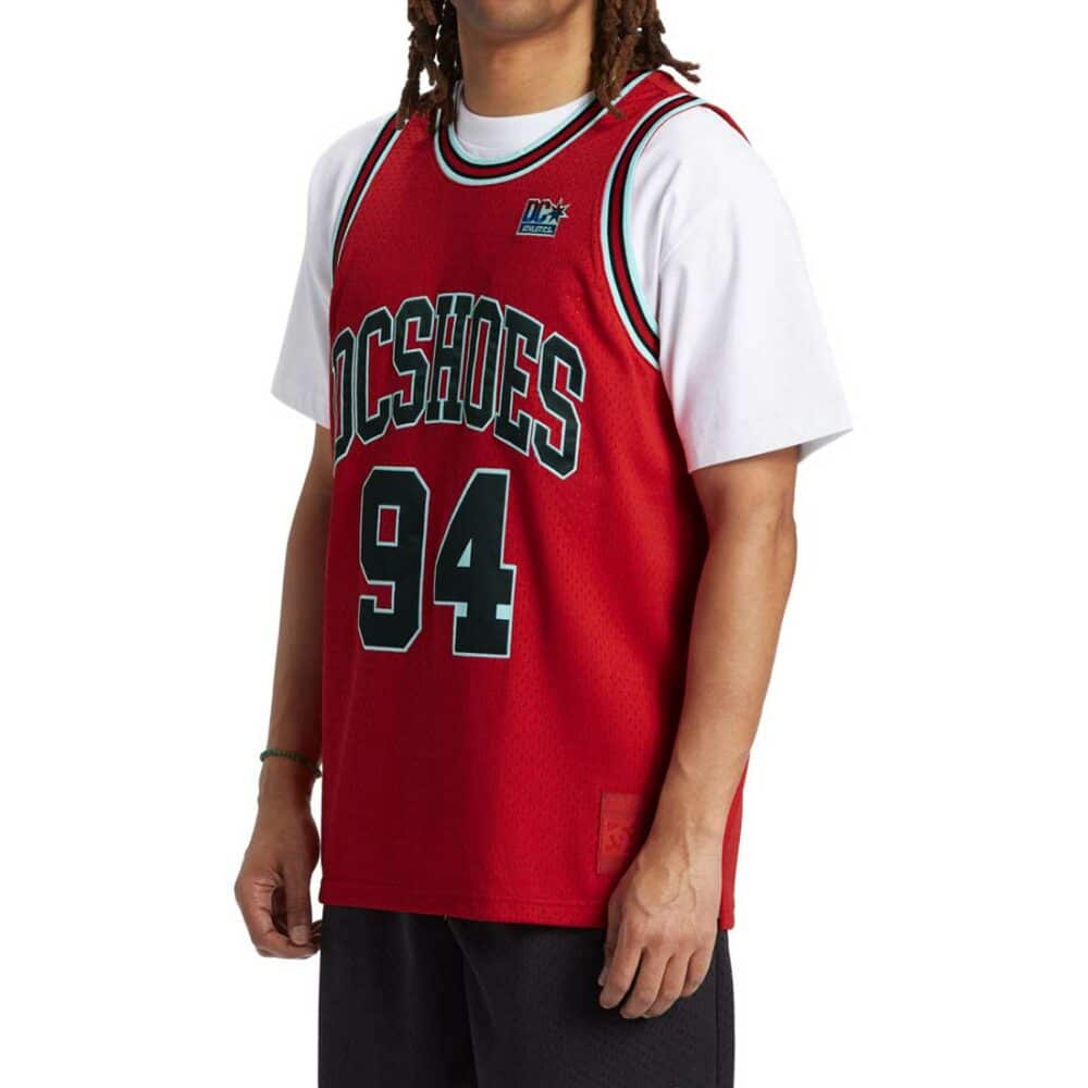 DC Shy Town Basketball Jersey Vest - Racing Red