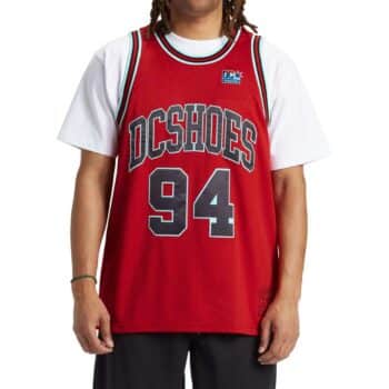 DC Shy Town Basketball Jersey Vest - Racing Red