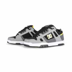 DC Stag Skate Shoes - Grey/Yellow