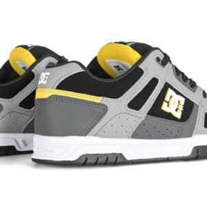 DC Stag Skate Shoes - Grey/Yellow