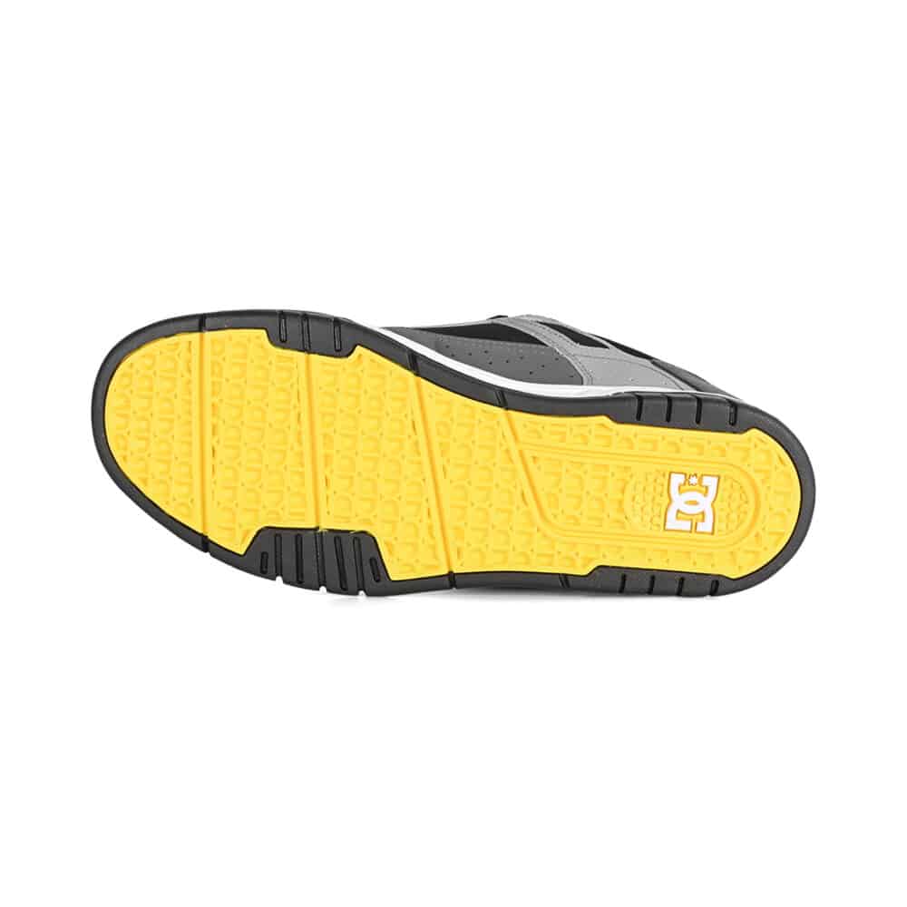 DC Stag Skate Shoes - Grey/Yellow