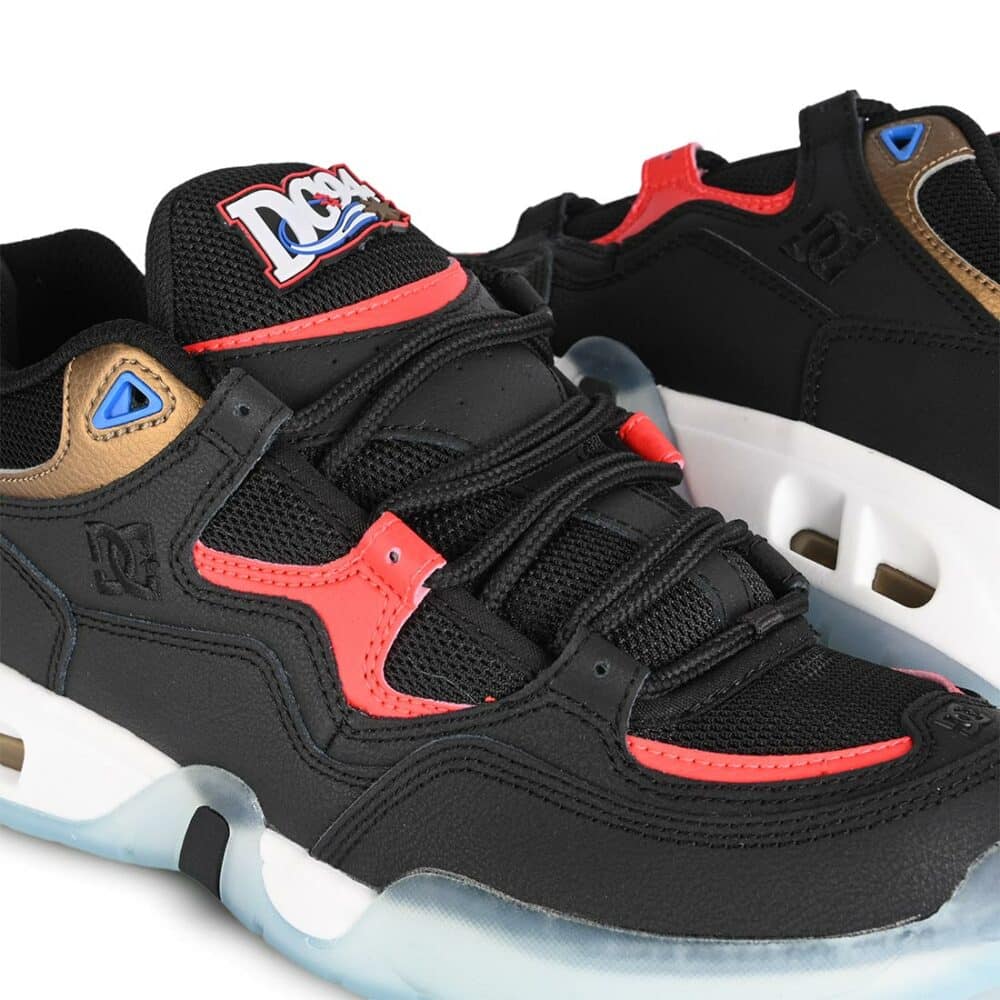DC Truth OG Skate Shoes - Black/Red/Blue
