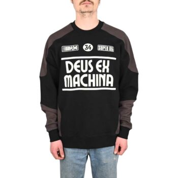 Deus Ex Machina Fixer Crew Sweater - Black