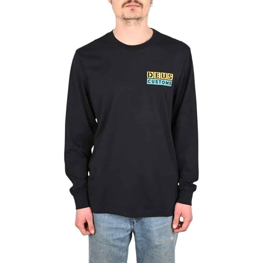 Deus Ex Machina Tictac L/S T-Shirt - Black