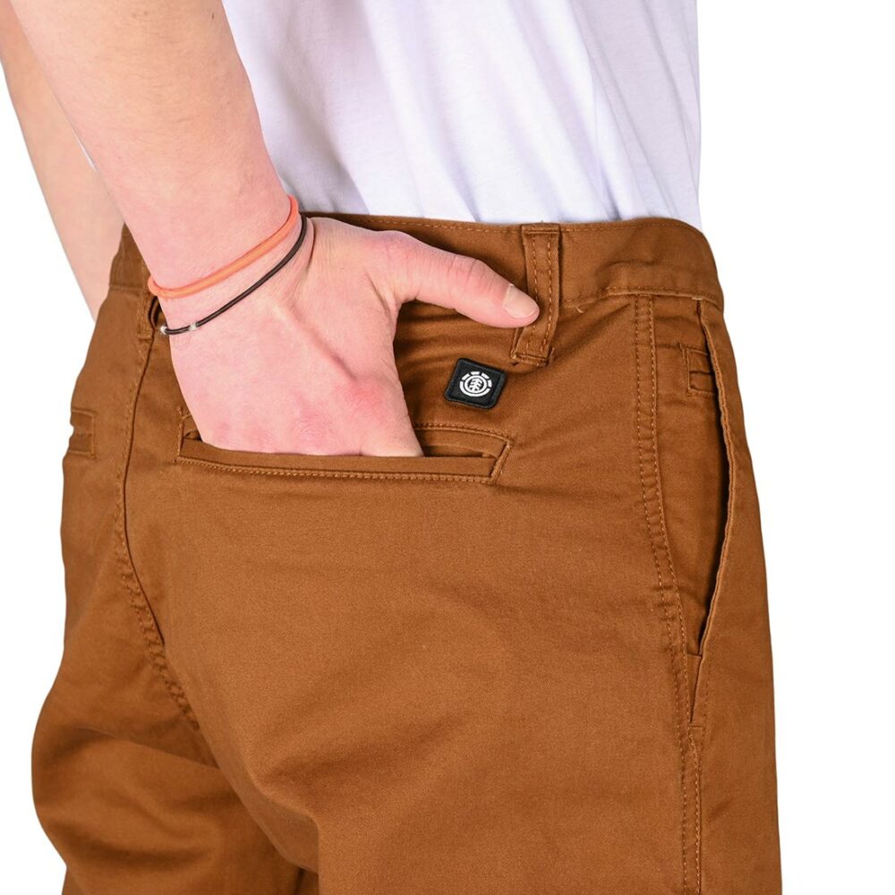 Element Howland Classic Chino Short - Caramel Cafe