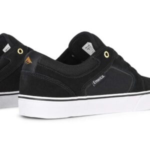 Emerica Cadence Skate Shoes - Black/White/Gold