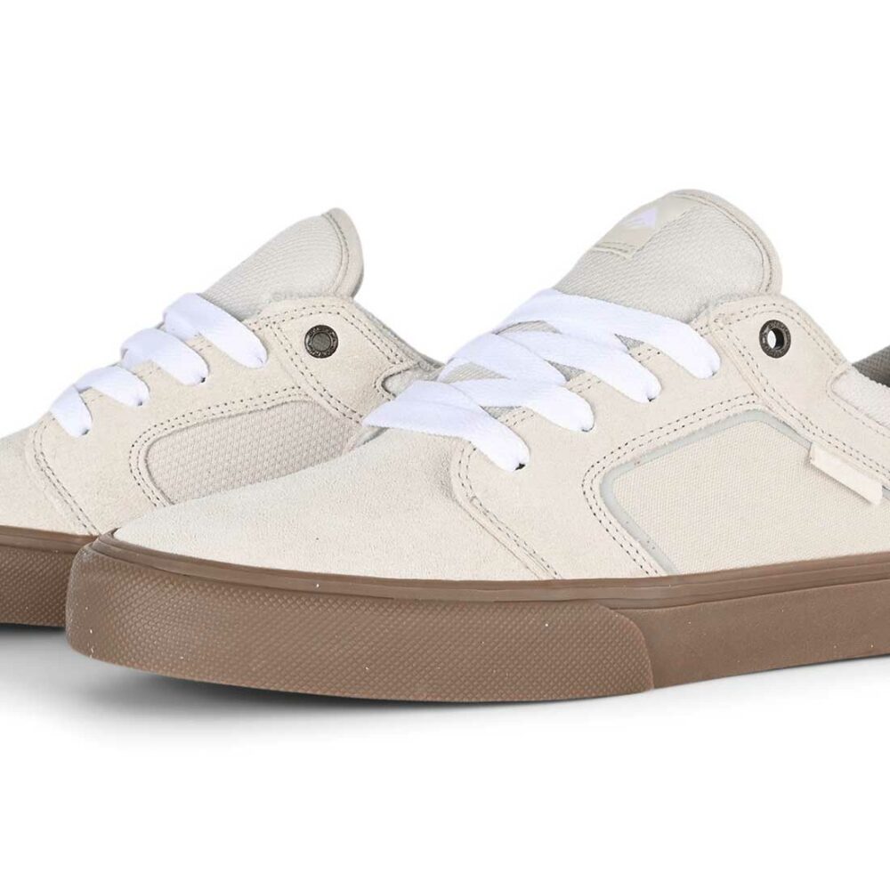 Emerica Cadence Skate Shoes - White/Gum