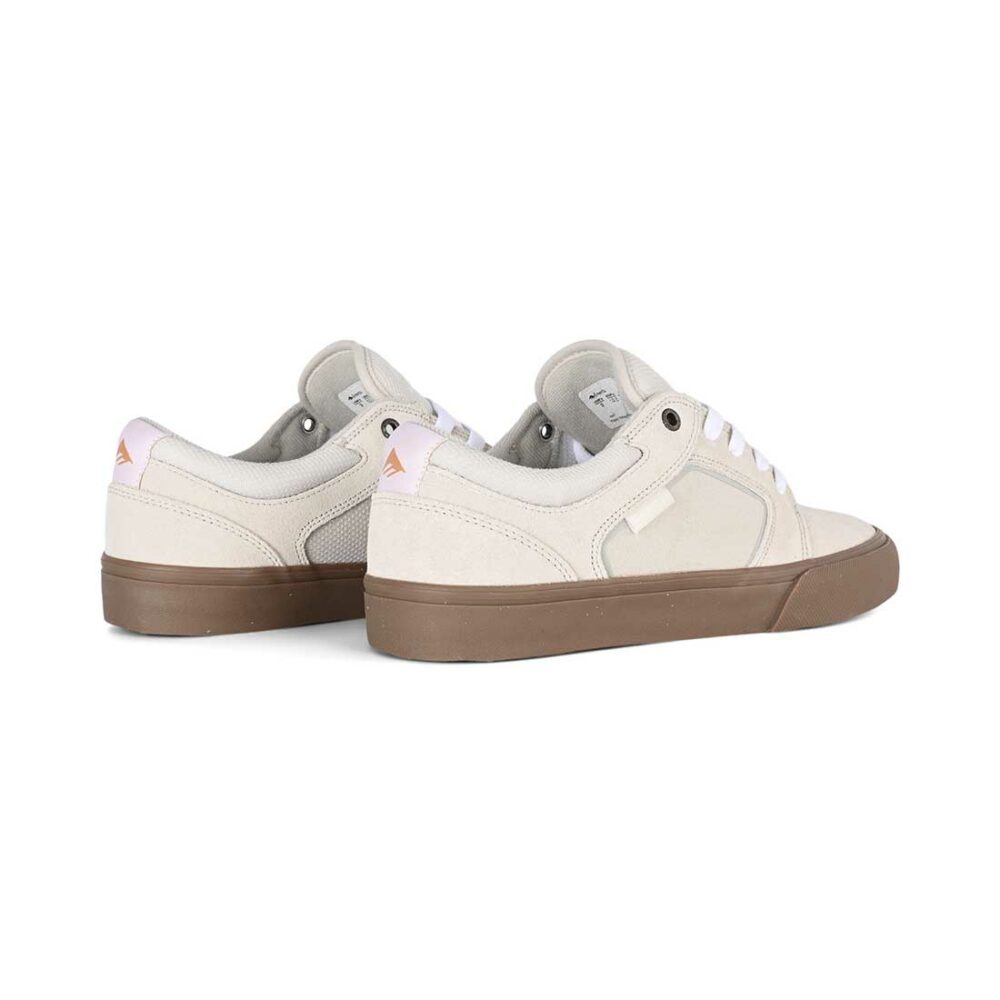 Emerica Cadence Skate Shoes - White/Gum
