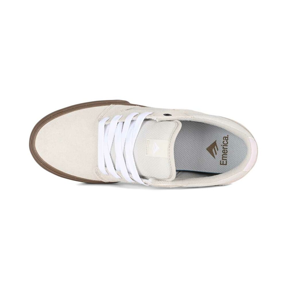 Emerica Cadence Skate Shoes - White/Gum