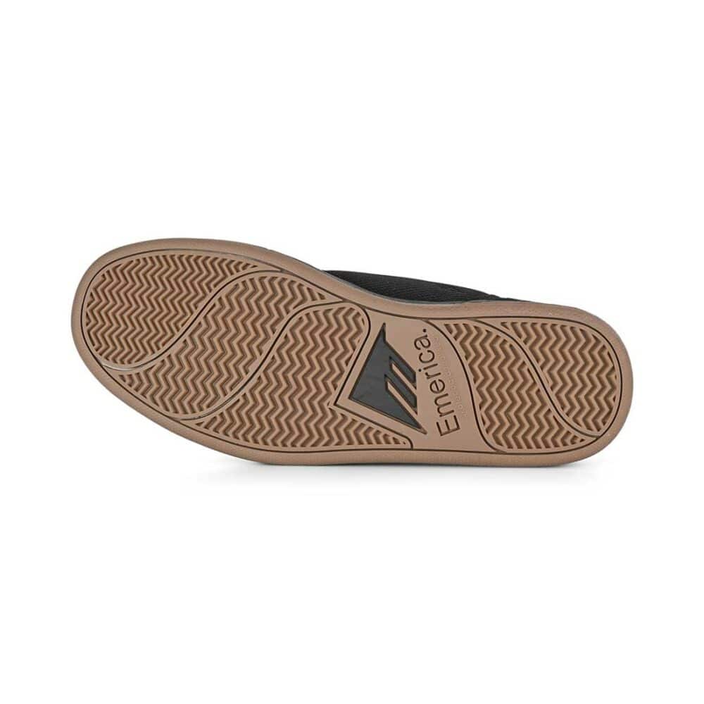 Emerica Heritic Skate Shoes - Black/Black