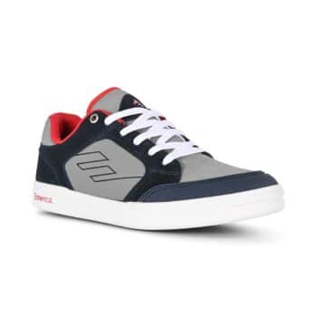 Emerica Heritic Skate Shoes - Navy/Grey/Red