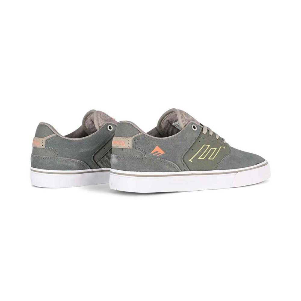 Emerica The Low Vulc Skate Shoes - Grey/Tan