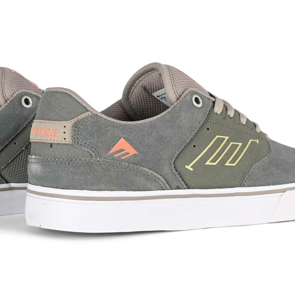 Emerica The Low Vulc Skate Shoes - Grey/Tan