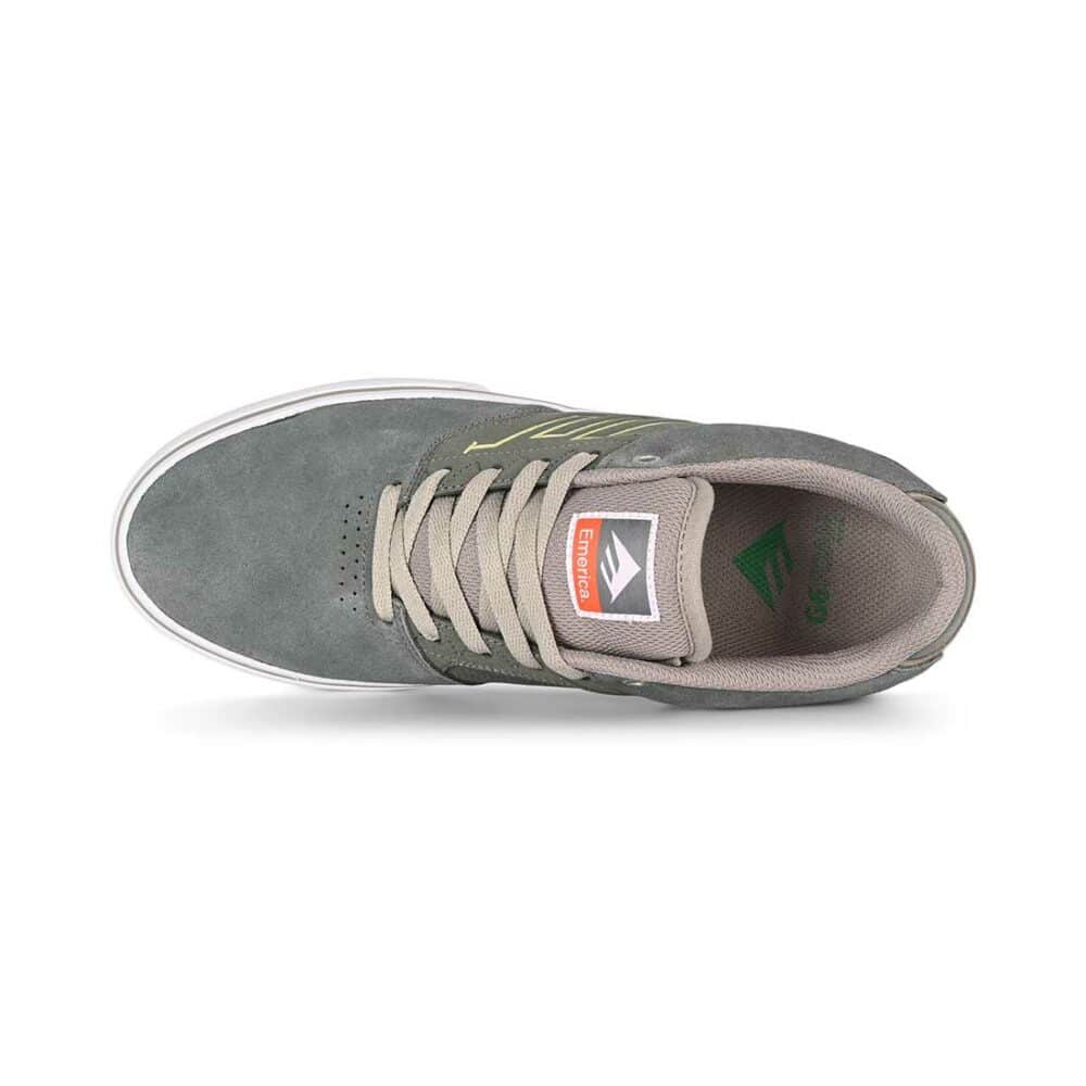 Emerica The Low Vulc Skate Shoes - Grey/Tan