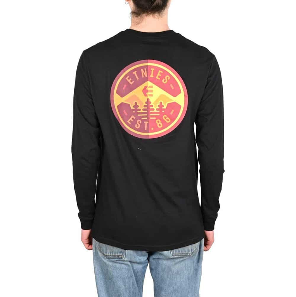 Etnies 3 Pines Long Sleeve T-Shirt - Black