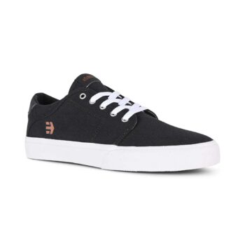 Etnies Barge Slim Skate Shoes - Black/White/Silver