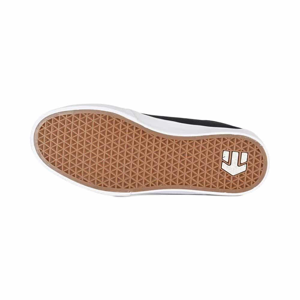 Etnies Barge Slim Skate Shoes - Black/White/Silver