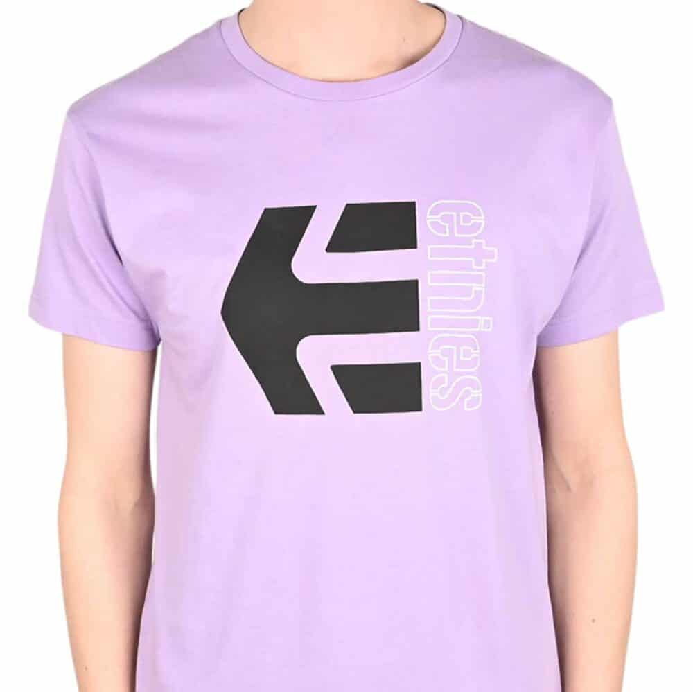 Etnies Corp Combo S/S T-Shirt - Lavender