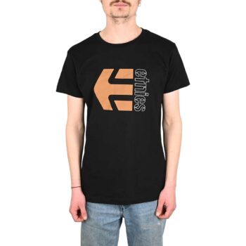 Etnies Corp Combo S/S T-Shirt SP24 - Black/Brown (Copy)