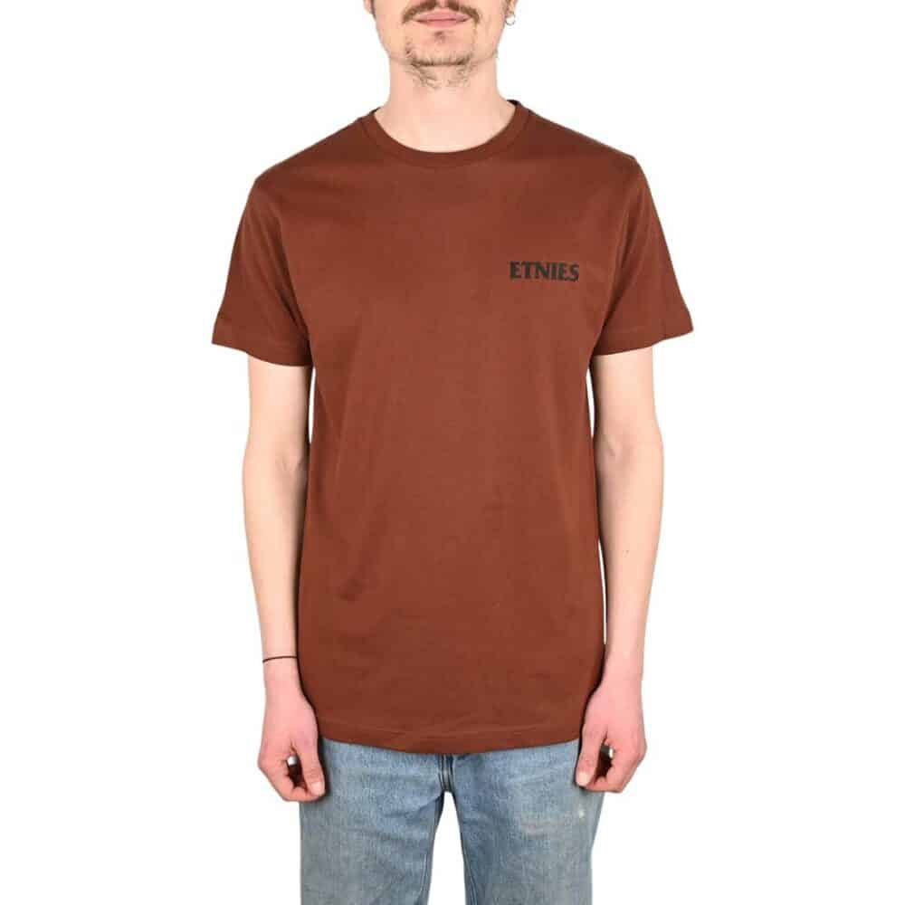 Etnies Dystopia Font S/S T-Shirt - Brown