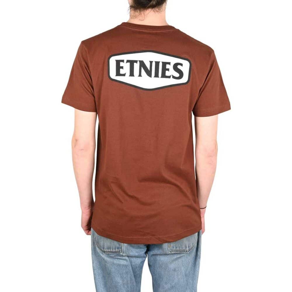 Etnies Dystopia Font S/S T-Shirt - Brown