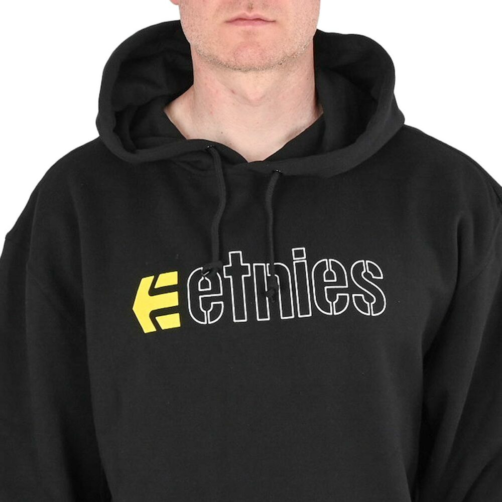 Etnies Ecorp Pullover Hoodie - Black/White/Yellow