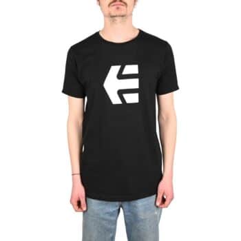 Etnies Icon S/S T-Shirt - Black/White